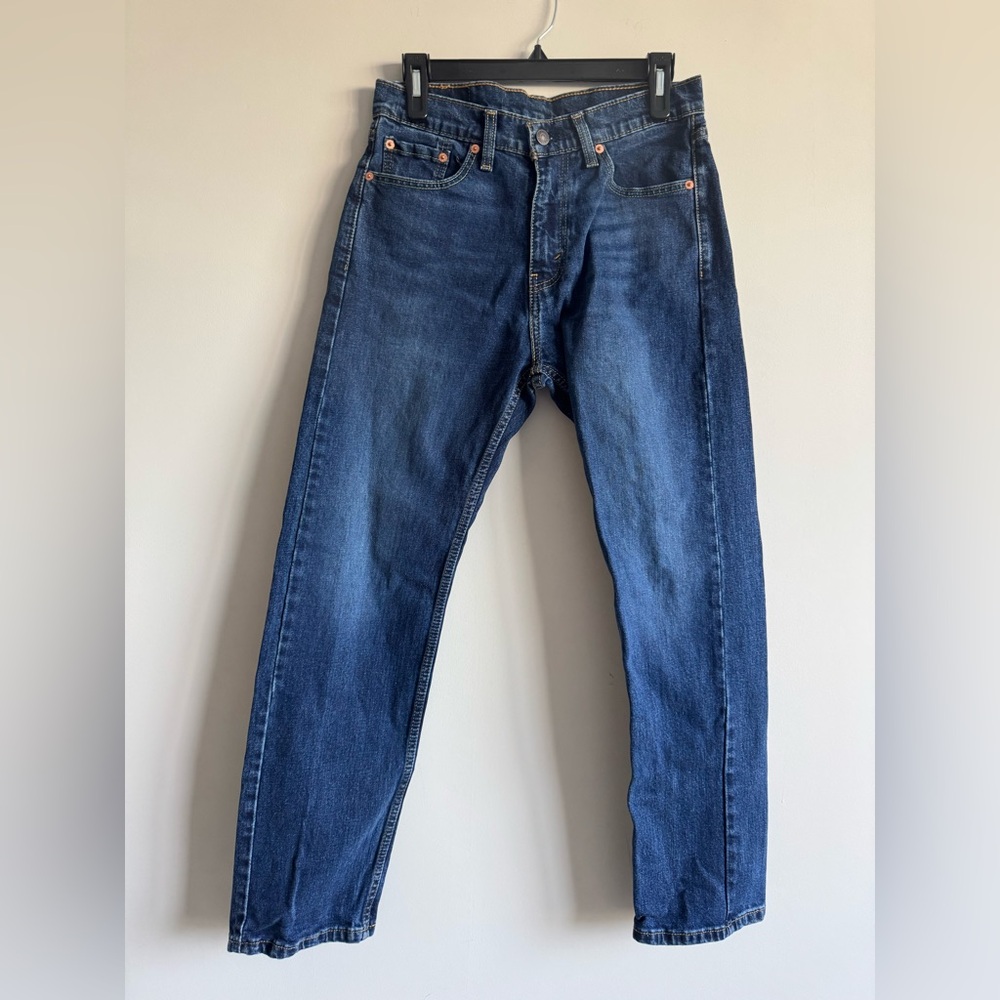 NWOT Levi’s 505 Dark Wash Cotton Men’s Denim Regular Fit Blue Jeans